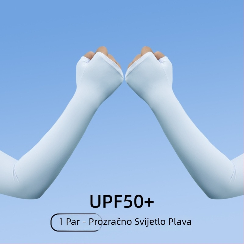 UV rukavi od Ice Silk - Unisex, Hladni, Visoko elastični, Za vanjske sportove (Poliester 81-95%)