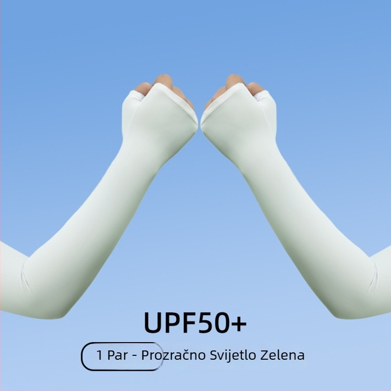 UV rukavi od Ice Silk - Unisex, Hladni, Visoko elastični, Za vanjske sportove (Poliester 81-95%)