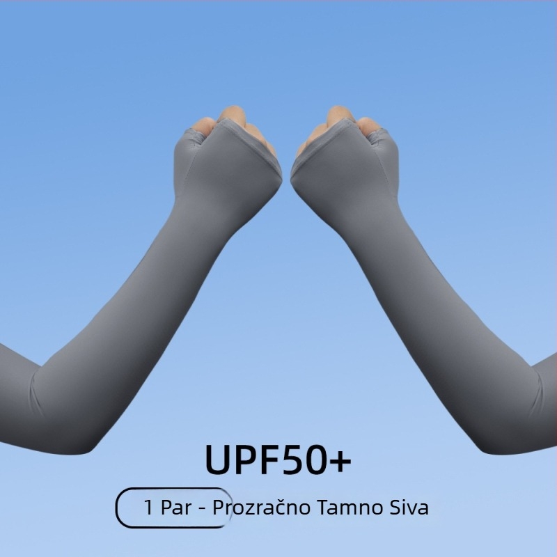 UV rukavi od Ice Silk - Unisex, Hladni, Visoko elastični, Za vanjske sportove (Poliester 81-95%)