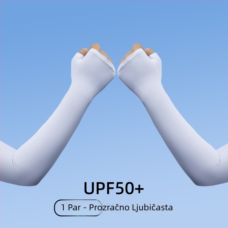 UV rukavi od Ice Silk - Unisex, Hladni, Visoko elastični, Za vanjske sportove (Poliester 81-95%)