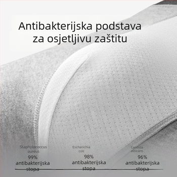 Muške gaće od 100% pamuka, prozračan i mekan, geometrijski uzorak, velike veličine.