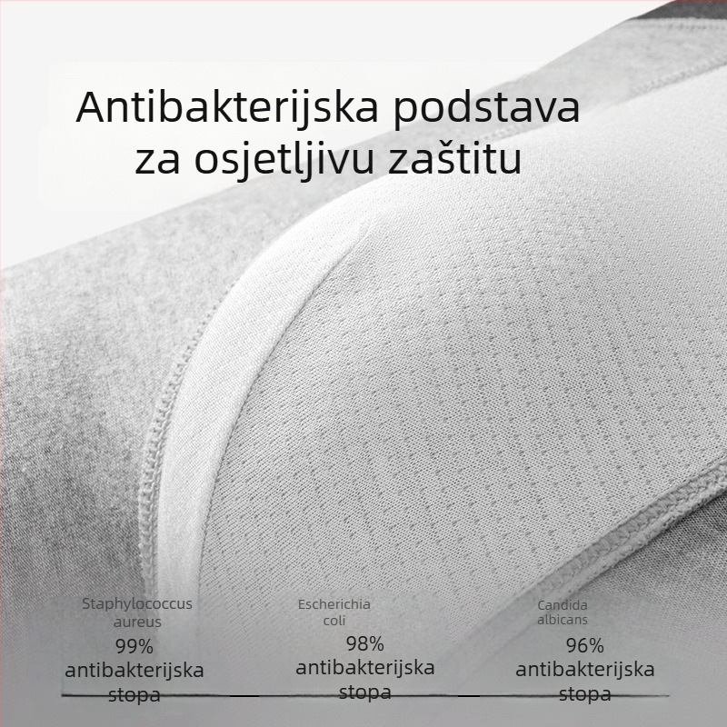 Muške gaće od 100% pamuka, prozračan i mekan, geometrijski uzorak, velike veličine.
