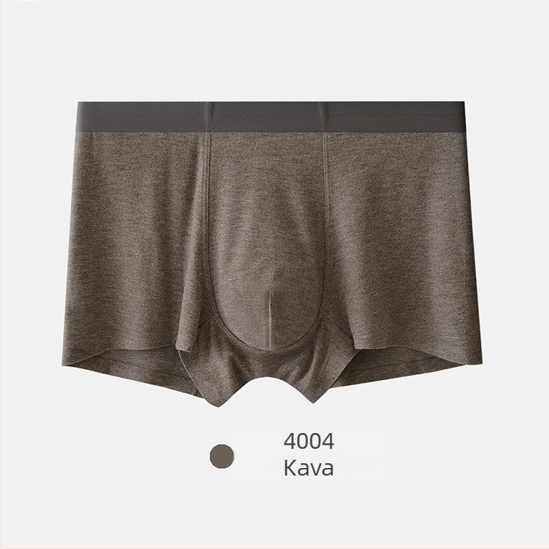 Muške boxerice za jesen-zimu: tople, bezšivne, antibakterijske, podstava u preponama od Mulberry silk, 10A, vlakna regenerirane celuloze