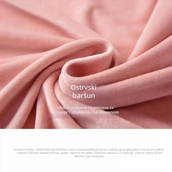 Kostim Island Velvet za žene, stil Fairy Wind, poliester 95–100%, ekstra debeli 301–350 g/m2