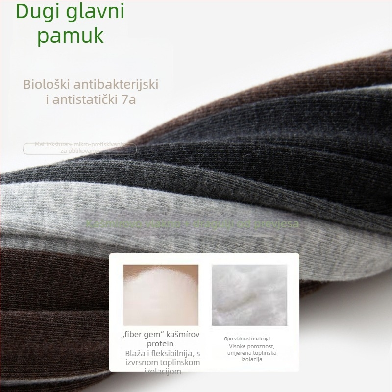 Pamukaste rebraste tajice, mikroelastične, srednja debljina, zadržavaju toplinu, 30–50% pamuka