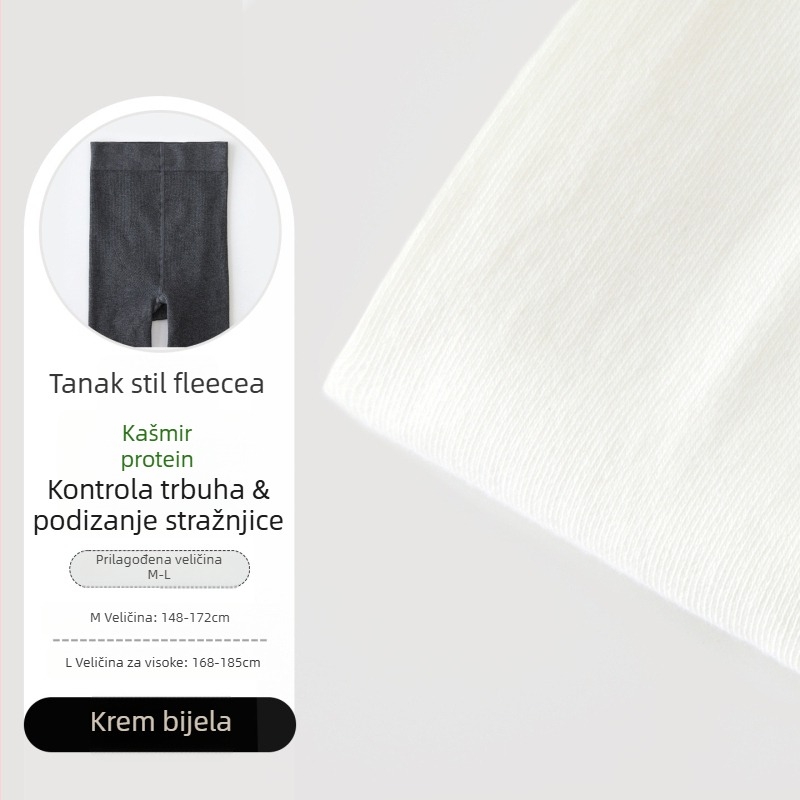 Pamukaste rebraste tajice, mikroelastične, srednja debljina, zadržavaju toplinu, 30–50% pamuka