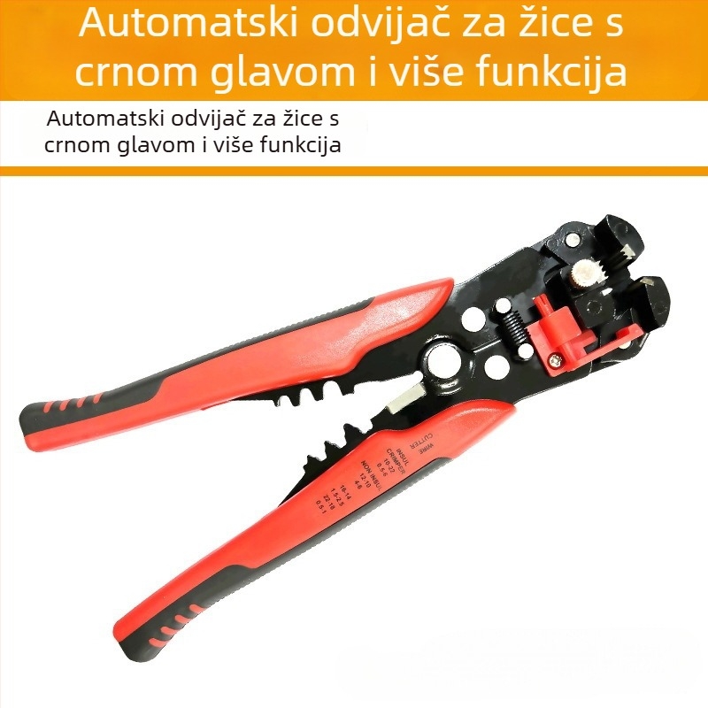Klešta za skidanje izolacije žica s dugim držalom, 350 g, brenda TONGLEI, višenamjenske električarske klešta