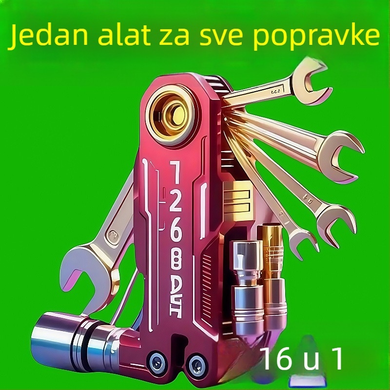 Višestruki sklopivi set odvijača s hex ključevima za kućnu upotrebu