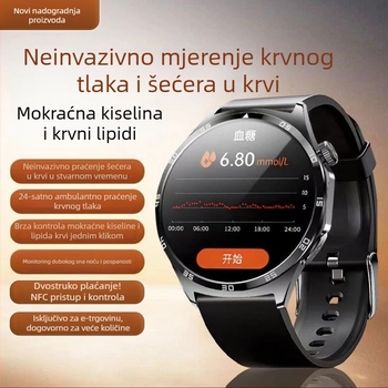 Pametni sat s neinvazivnim mjerenjem glukoze u krvi, praćenje mokraćne kiseline, krvnog tlaka i srčanog ritma, NFC za offline plaćanja