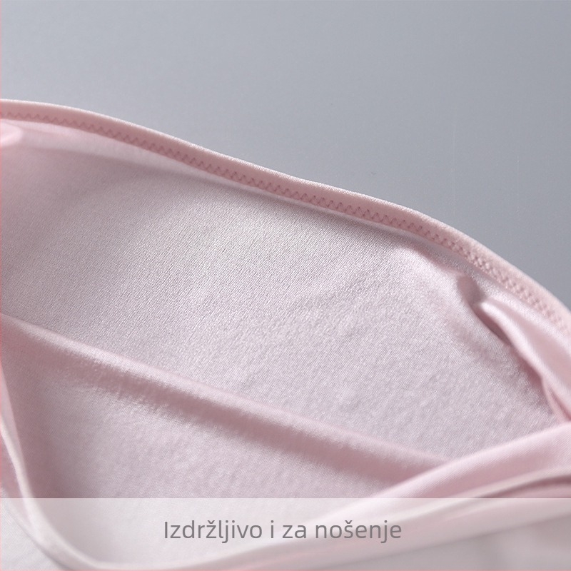 Ženske gaćice od svile s visokim strukom, prozračne, pletene, 100% svila Mulberry, podstava od svile