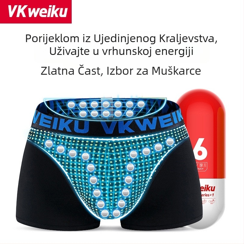 Vkweiku Modal muške bokserice, srednja visina struka, U-oblik džepa