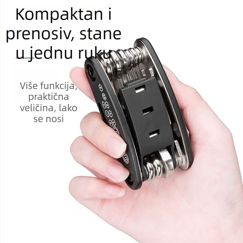 Set alata za popravak bicikla, prijenosni, 6-u-1 šesterokutni ključ, željezo, marka Y x