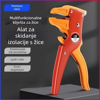 Klešta za skidanje izolacije vodiča s kljunom kačice — Višenamjenski alat, Zakvačivanje, Oblik 1, Težina 1, Specifikacija 1
