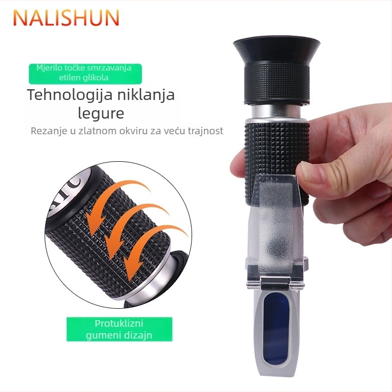 Instrument za mjerenje točke smrzavanja antifriza za automobile — metalno tijelo, neto masa 235 g, marka There Shun