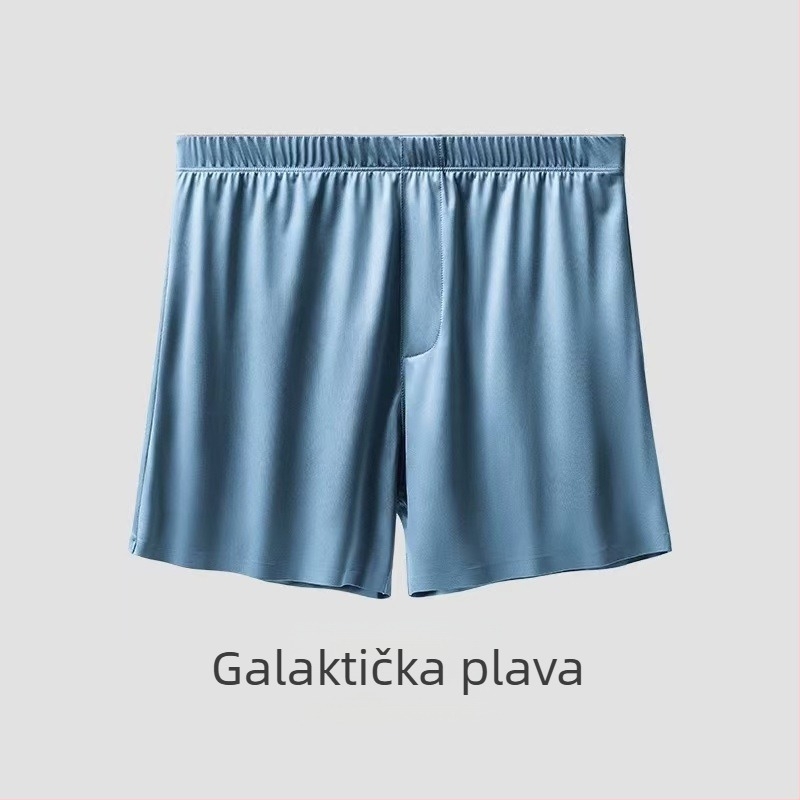Muške bokserice od pletene najlonske tkanine, prozračne, s srednjim pojasom; tkanina 61-70D, sadržaj najlona 70-80%