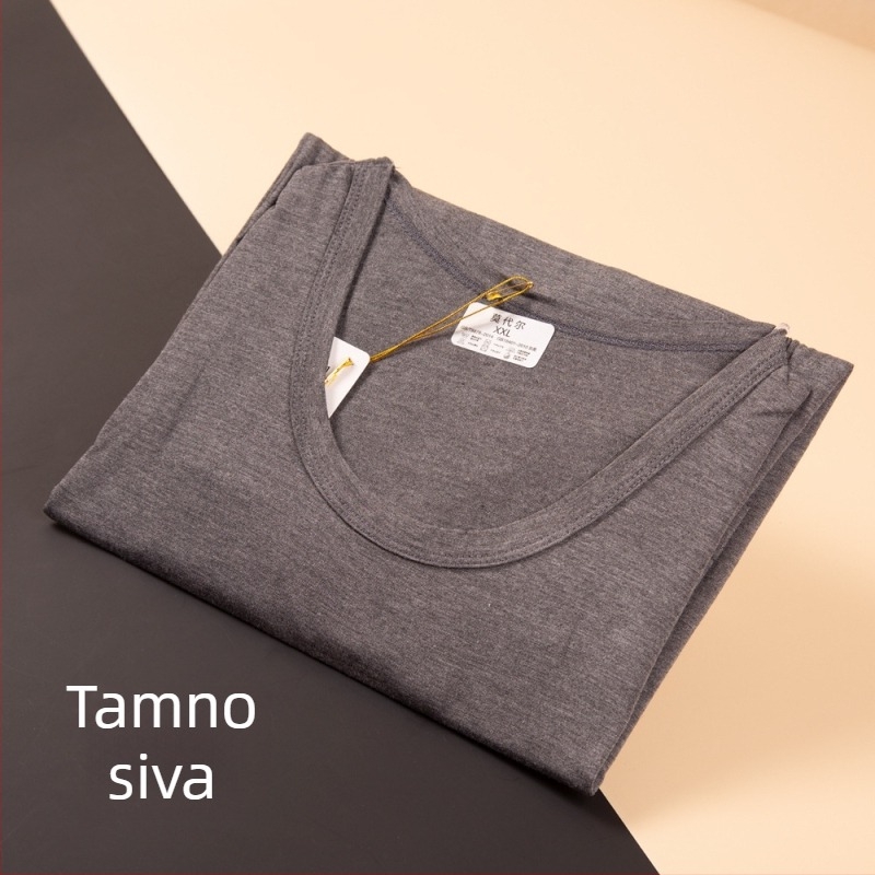 Muški Modal ultra-tanki termalni bazni sloj, dvodijelni set (gornji i donji dio) za jesen/proljeće