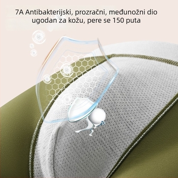 Muške pamučne bokserice s antibakterijskim grafenom, prozračne, plus veličina