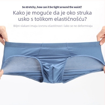 Muške gaćice od modalnog materijala, prozračne, oblikovanje tijela, srednji pojas, visoka elastičnost