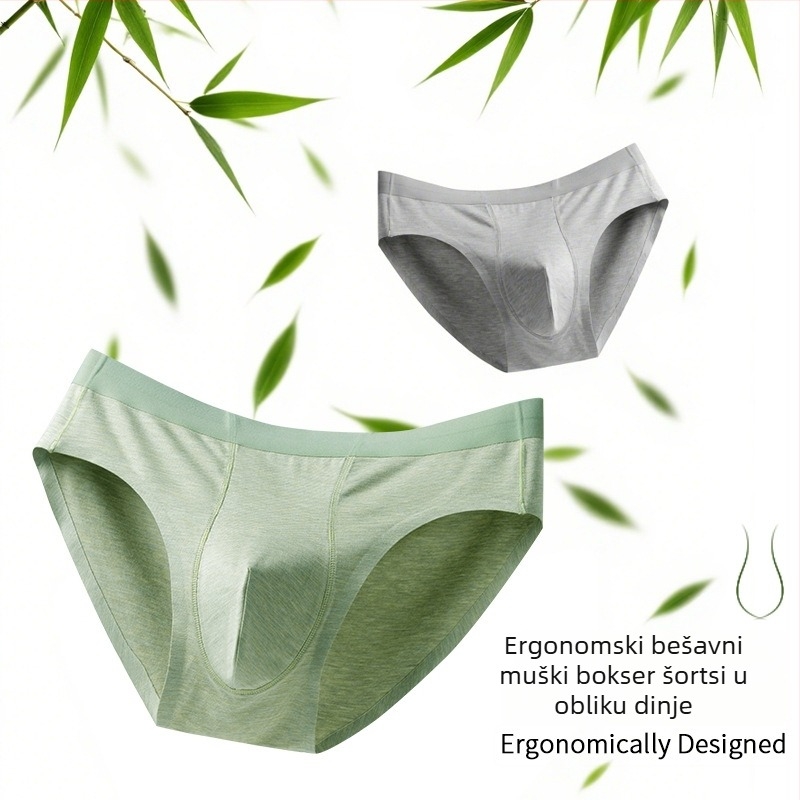 Muške gaćice od viskoze, maskirni uzorak, sportski dizajn, srednji pojas