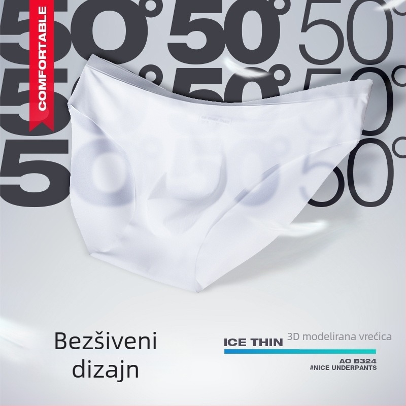 Muške gaćice od najlona — niski pas, prozračna, jednobojne, podstava od spandeksa u preponi