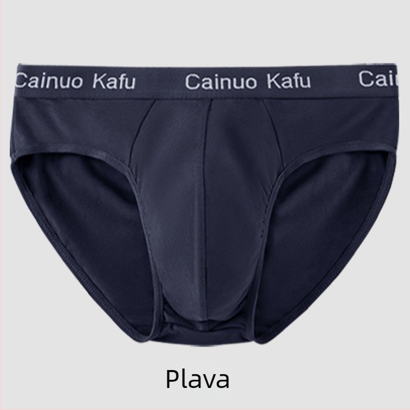 Muške gaćice s srednjim strukom, prozračna milk silk pleteni materijal s poliesterom, podižu gluteus, sportski stil