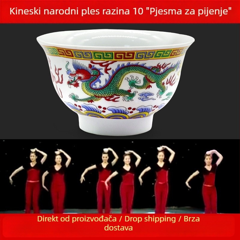 Dance Sail Set rekvizita za narodnu ples za odrasle — profesionalni ispit 10. razina, Zmajeva misa, Mongoljska misa i Gornja misa (Zima 2024)