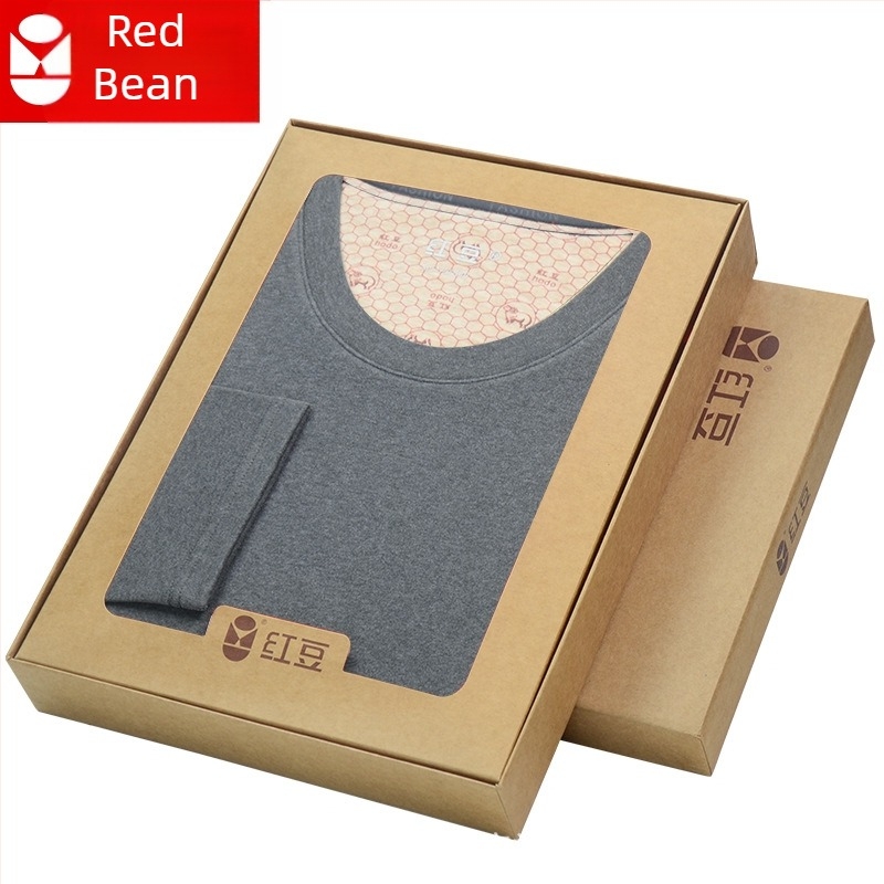 Unisex komplet termo donjeg rublja s okruglim izrezom, debeli fleece od vune i poliestra, za jesen-zimu, slim fit