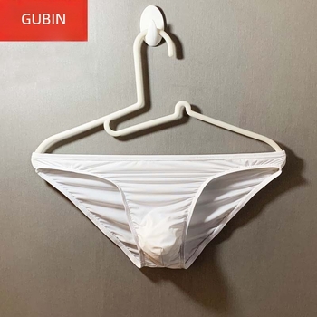Muške Ice Silk gaćice, niski struk, prozračne pletene gaćice, 70-80% najlon
