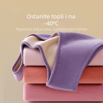 Ženski termalni vest s fleec podstavom, dvostruki sloj, okrugli ovratnik, osnovni sloj od poliestera