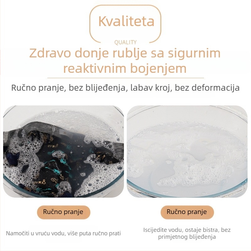 Muške pamučne prozračne gaćice s srednjim strukom, velika veličina, mladenački stil uzorka slova
