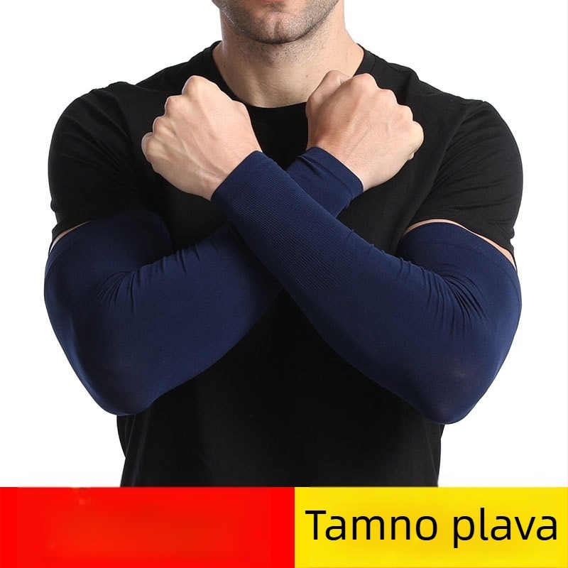 Nadlaktni rukav od ice silk knit, UV zaštita, za ljetnu vožnju biciklom i vožnju automobilom
