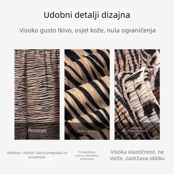 Milan muške bokserice od najlona s leopardim uzorkom, bezšivne, brzo sušeće, prozračne, srednje visoki pojas