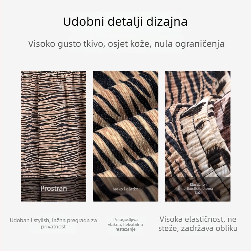 Milan muške bokserice od najlona s leopardim uzorkom, bezšivne, brzo sušeće, prozračne, srednje visoki pojas