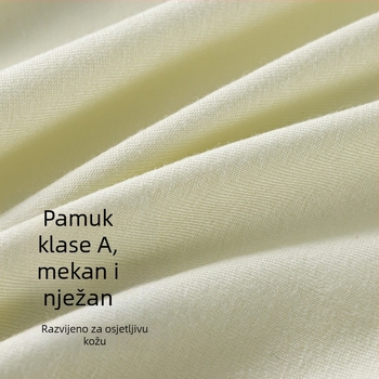 7A razred ženske gaćice od 100% pamuka, antibakterijske, s pamukom podlogom, uzorak s slovima, srednji struk, plus veličina