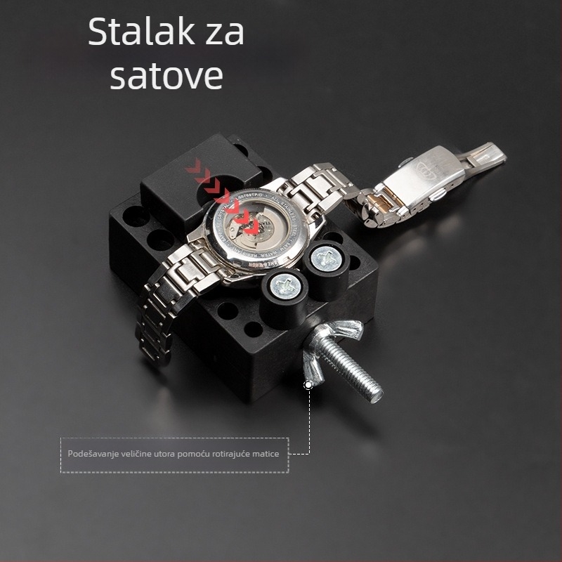 Set alata za otvaranje stražnjeg poklopca sata, veliki trozupasti ključ, metal, Hongpai (5-dijelni set, kućna upotreba)
