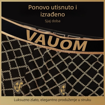 Muške prozračne bokserice s tiskom, od poliestera, bez šavova, srednji pojas, uzorak 21571381