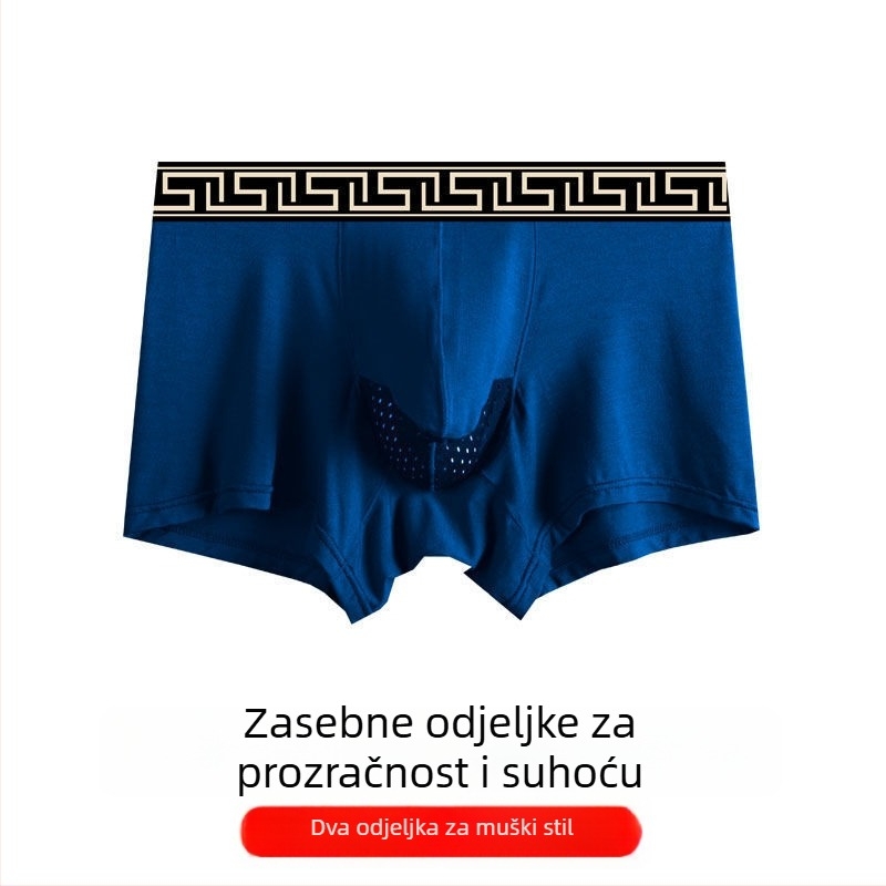 Muške bokserice: prozračne, antibakterijske, od viskoze, srednji pojas, bezšivne