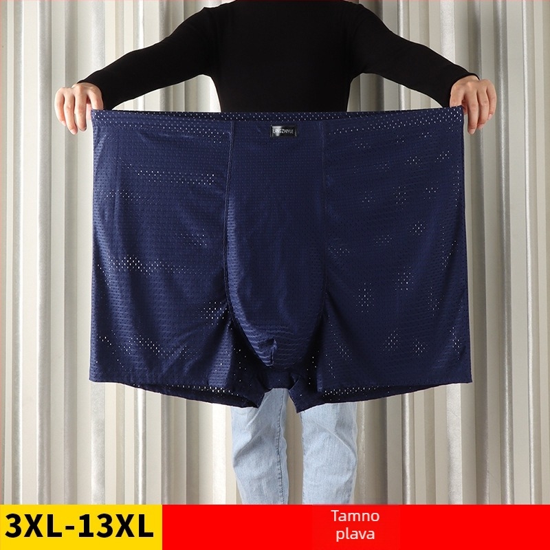 Muške bokserice: prozračni najlon, pamukova podstava u preponama, visok struk, ljeto, 80–90% najlona