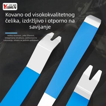 Alat od nehrđajućeg čelika za demontažu unutarnjeg panela vrata automobila i prilagodbe, za uklanjanje navigacijskog i audio sustava