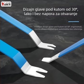 Alat od nehrđajućeg čelika za demontažu unutarnjeg panela vrata automobila i prilagodbe, za uklanjanje navigacijskog i audio sustava
