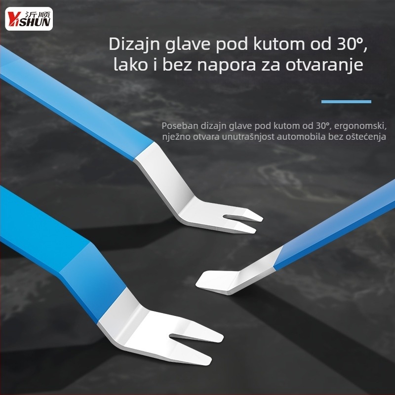 Alat od nehrđajućeg čelika za demontažu unutarnjeg panela vrata automobila i prilagodbe, za uklanjanje navigacijskog i audio sustava