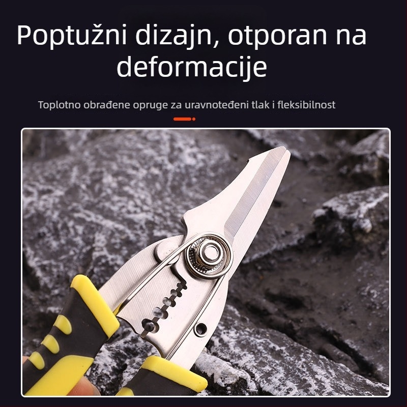 Saintly Kružni odvijači za izolaciju žica – Električarski višenamjenski alat za skidanje izolacije i rezanje vodiča, težina 011