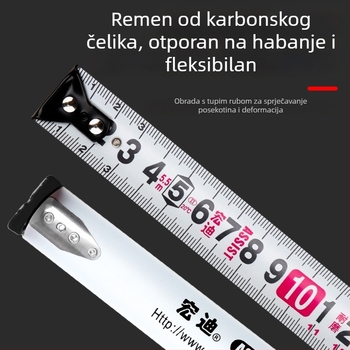 Hongdi mjeračka traka, otporna na habanje, visoka preciznost, vodootporna, izdržljiva, čelično ravnalo