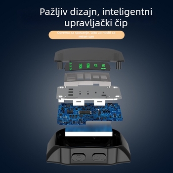 Pametni sat s mikrostrujnom za pomoć pri spavanju — digitalni zaslon, ugrađena baterija 100–300 mAh, trajanje više od 12 sati, funkcija tajmera