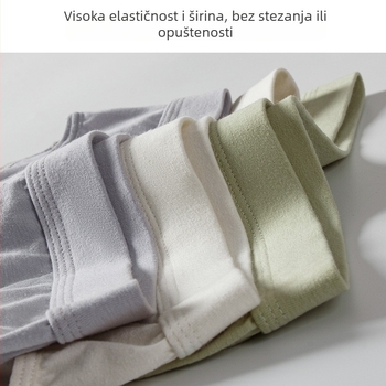 Muške pamukaste gaćice, bezšivne, prozračne, antibakterijske, 95–100% pamuk