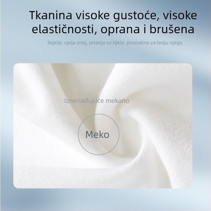 60s Modal muške gaće sa srednjim pojasom, jednobojne, lagane, prozračne, brzo se suše.
