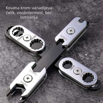 Niuxiang dvostruko funkcionalni čelični ključ s poliranim završnim slojem