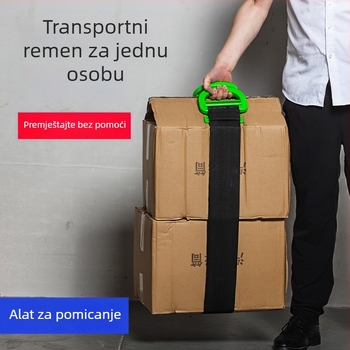 Niuxiang remen za premještanje uz stepenice — alat za jednoosobnu uštedu energije pri premještanju teških predmeta; polipropilenski remen; 150 kompleta; kućna upotreba.