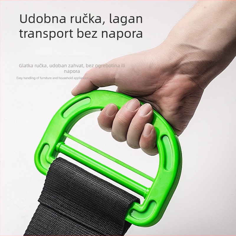 Niuxiang remen za premještanje uz stepenice — alat za jednoosobnu uštedu energije pri premještanju teških predmeta; polipropilenski remen; 150 kompleta; kućna upotreba.