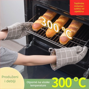 Rukavice za mikrovalnu pećnicu - izolirane, zaštita od opeklina, izuzetno debele, otporne na visoke temperature - Brend Unique, Materijal Tkanina, Set od 40 komada, Kućna upotreba